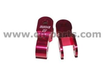 Amordi kõrgendus 50mm, amordi kahvel 20mm Performance CNC - PUNANE