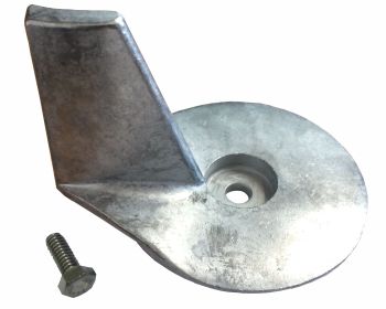 Perf metals anode, Trim Tab Mercury