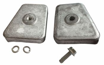 Perf metals anode, Gearcase Johnson/Evinrude