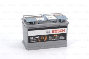 Aku bosch agm 70ah 760a 278x175x190mm -/+