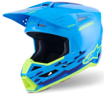 HELMET SM3 FORCE CYAN 2X