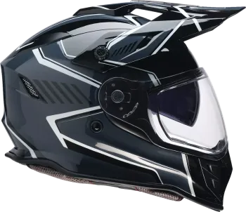 HELMET RANGE VOYAGER BK/WH MD