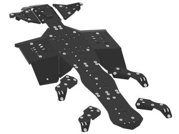 Põhjakaitse täis komplekt (plastik): CanAm G2 Outlander 6x6 MAX (2019+)