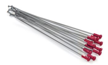 SPOKE KIT FR 14 SIL/RD