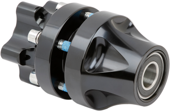 HUB FT SNGL 08- FLST BLK