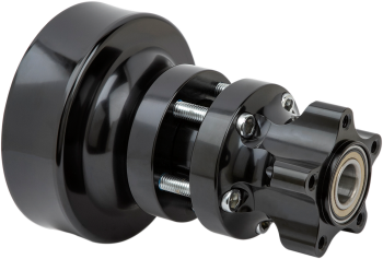HUB RR 09-UP FLT BLACK