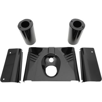 TINS FRK FLST RIB BLK 5PC