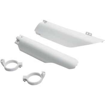 FORK COVER SUZ 04-05 WHT
