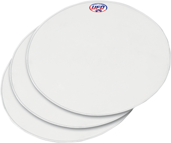 KIT UNI OVAL PLATE WH 3PC
