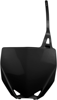 PLATE# FRONT YZ65 19- BLACK
