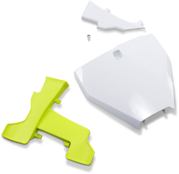 FRT# PLATE HVA W/GUIDE WH