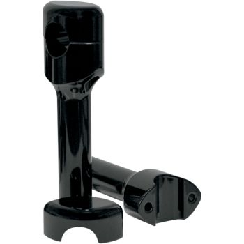 RISERS HFTY SMOOTH 6" BK