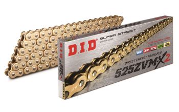 D.I.D 525ZVM-X2 G&G Chain+Connecting link rivet type (ZJ)