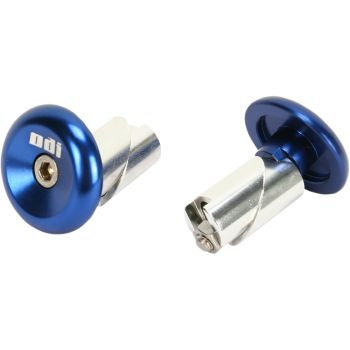 BAR END ALUMINUM WC BL