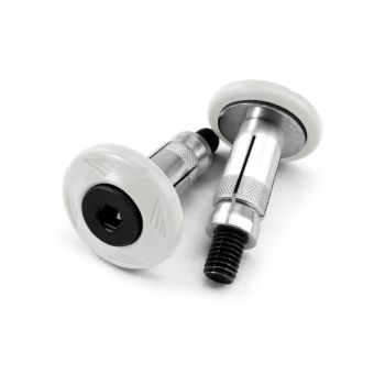 GRIP ARMOR W/BAR END WHT