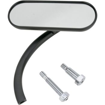 MIRROR OVAL MICRO BLK R
