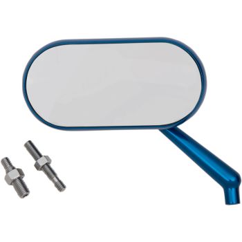 MIRROR OVAL BLUE