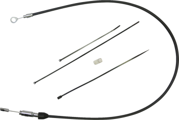 CLUTCH CABLE UPPER BLK/CHRM