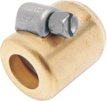 CLAMP HOSE 3/8" BRASS