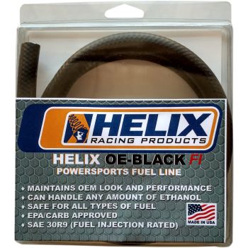 FUEL LINE FI BLK 1/4X10'