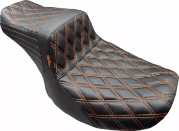 SEAT TAILWHIP BURNT ORANGE DBL