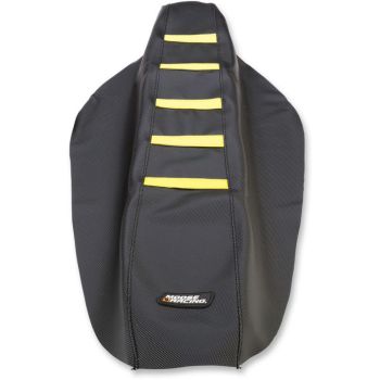 SEAT COVER RIBBED SUZ YEL