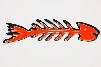 Kleebis Fishbone 210mm x 65mm - punane