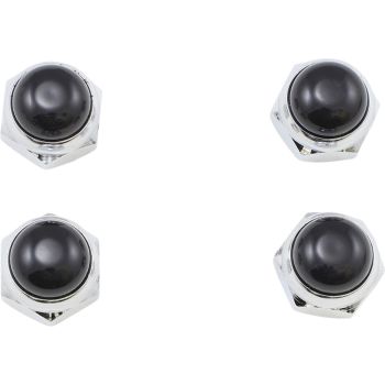 NUT RCKR SHFT BLK CHR 4PK