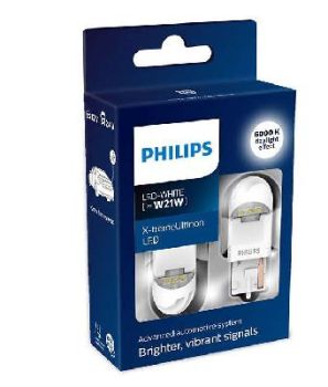 W21 LED WHITE 11065 XUW 12V X2
