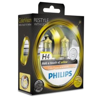 PHILIPS H4 ColorVision Yellow