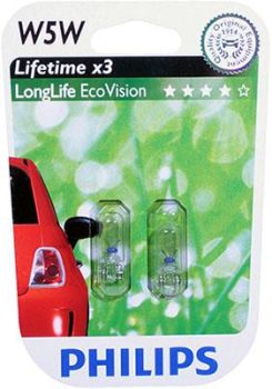 PHILIPS W5W LongLife EcoVision