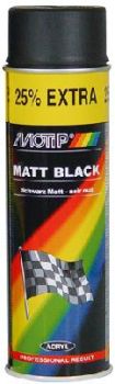 MOTIP MUST MATT AKRÜÜLVÄRV 500ML