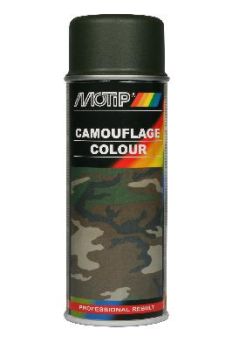 MOTIP MASKEERIMISVÄRV TUMEROHELINE (RAL 6031) 400ML