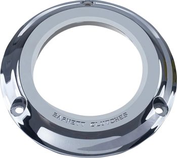 COVER DERBY CLEAR-CHROME BIG T
