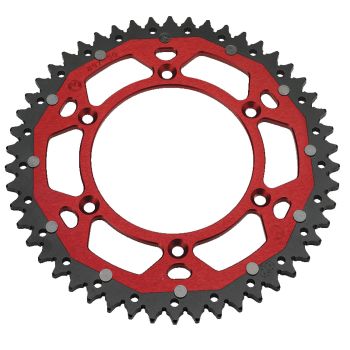 SPROCKET DUAL MSE HUSQ 48T RED