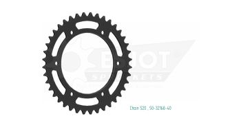 SPROCKET REAR 40T 520