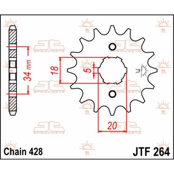 Esimene hammasratas (veohammasratas) JT 16T 428
