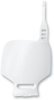 F# PLATE YZ80 93-00 WHITE