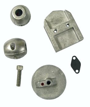 Perf metals anode, Complete Kit Alpha One Gen I