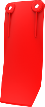 MUDFLAP CRF450R/RX 17- RD