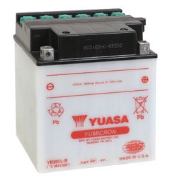 Yuasa battery, YB30CL-B (dc)