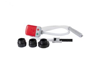 Rotary Fuel transfer pump, Battery powered, Plastic cans