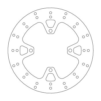 FRONT DISC ROUND POLARIS