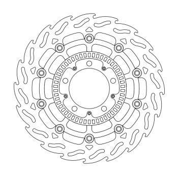 BRAKE ROTOR FLOAT FLAM ABS-FIT