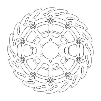 FLAME DISC FRONT FLOAT LE
