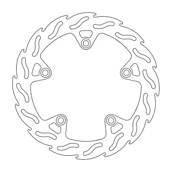 BRAKE ROTOR FIX FLAME LEFT
