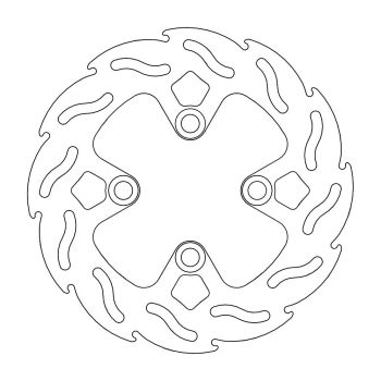 BRAKE ROTOR FIX FLAME RIGHT