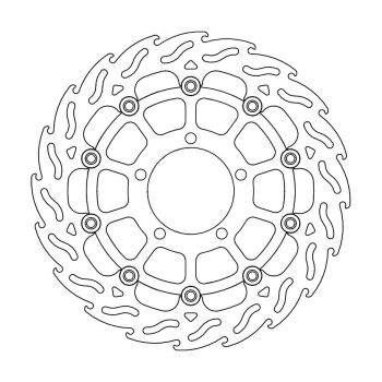 BRAKE ROTOR FLOAT FLAME LEFT