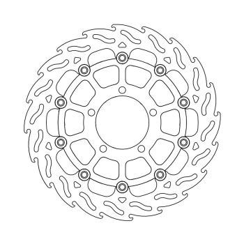 BRAKE ROTOR FLOAT FLAME RIGHT