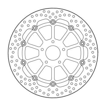 BRAKE ROTOR FLOAT ROUND L/R